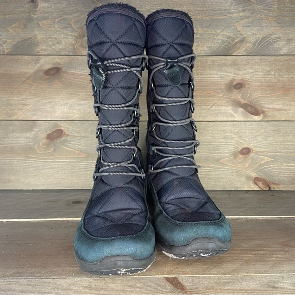 Ll bean snowfield Womens size 6.5 boots black waterproof lined tek 2.5 shoes - Picture 5 of 8